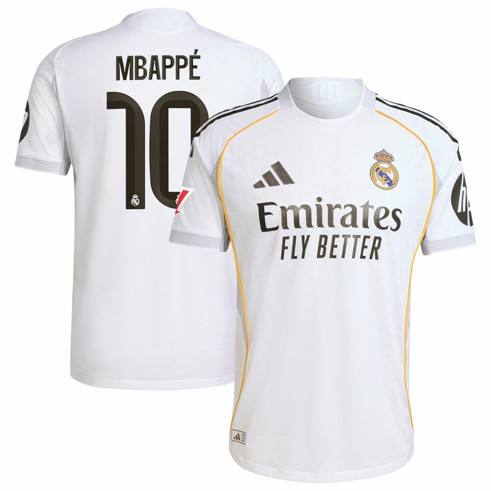 Adidas - Kylian Mbappé Real Madrid 2025/26 Home Player Jersey - White