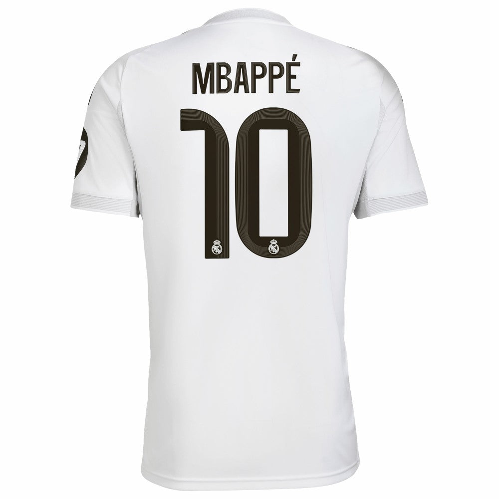 Adidas - Kylian Mbappé Real Madrid 2025/26 Home Replica Player Jersey - White