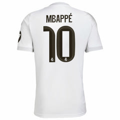 Adidas - Kylian Mbappé Real Madrid 2025/26 Home Replica Player Jersey - White