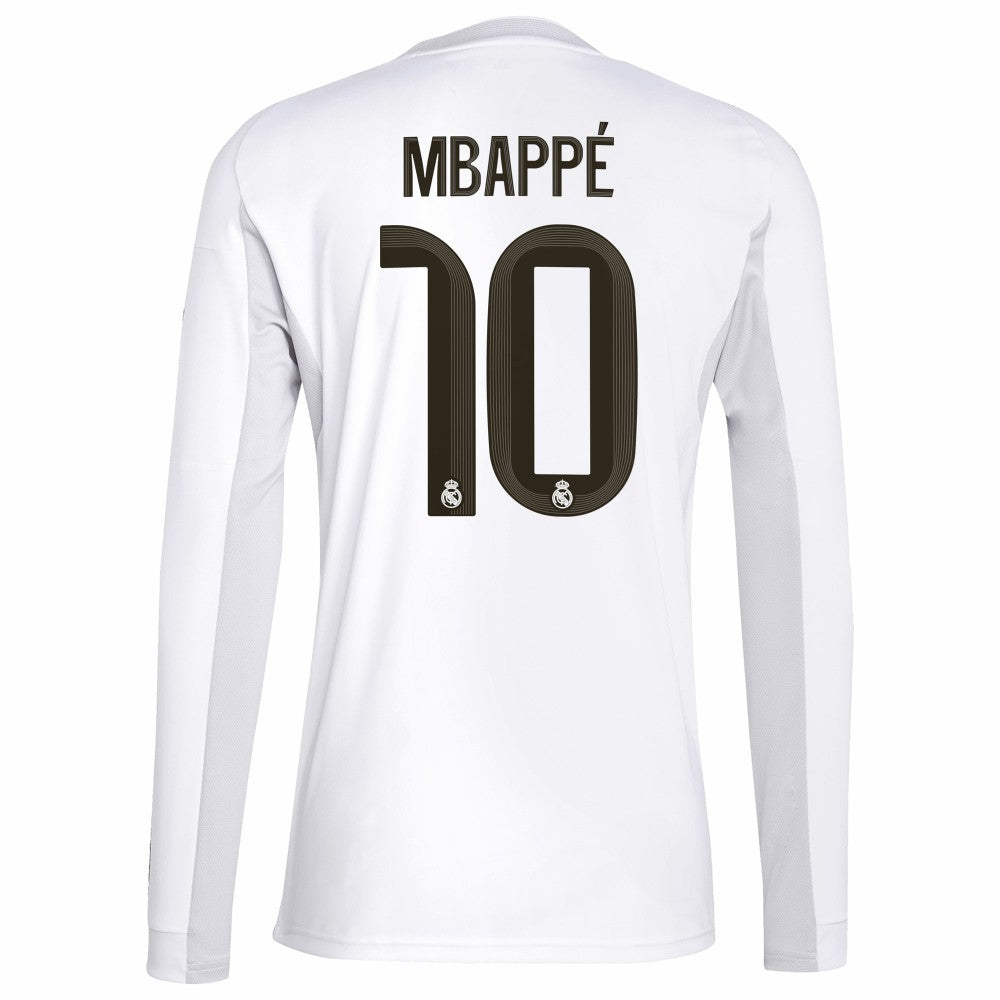 Adidas - Kylian Mbappé Real Madrid 2025/26 Home Replica Player Jersey - White