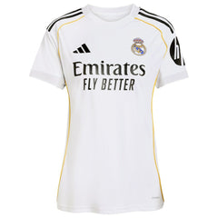 Adidas - Kylian Mbappé Real Madrid Women's 2025/26 Home Replica Player Jersey - White