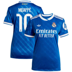 Adidas - Kylian Mbappé Real Madrid Women's 2025/26 Third Replica Player Jersey - Blue