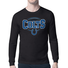 Indianapolis Colts Starter Team Track Graphic Long Sleeve T-Shirt - Black - NFL