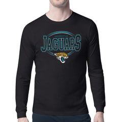 Jacksonville Jaguars Starter Team Track Graphic Long Sleeve T-Shirt - Black - NFL