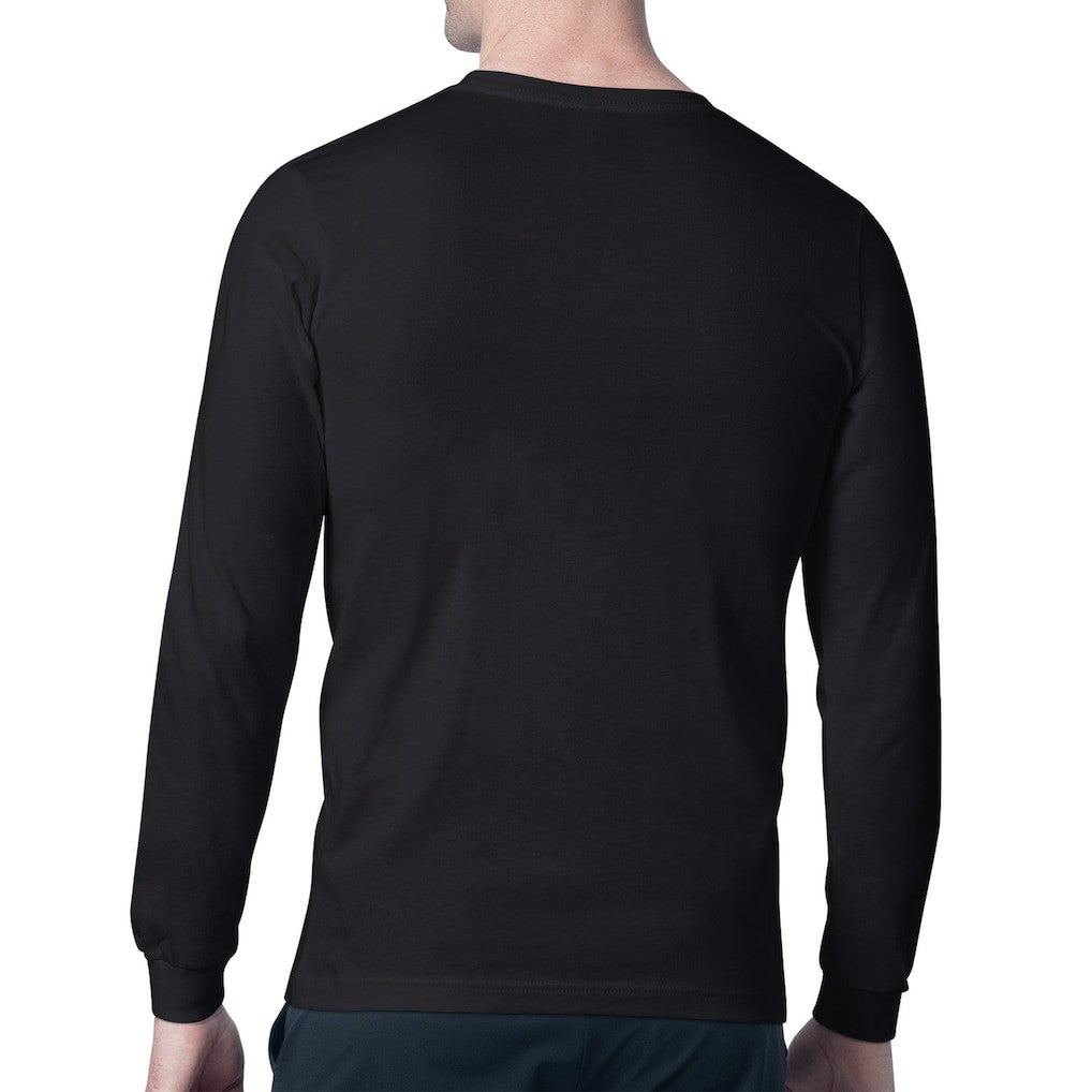 New Orleans Saints Starter Team Track Graphic Long Sleeve T-Shirt - Black - NFL
