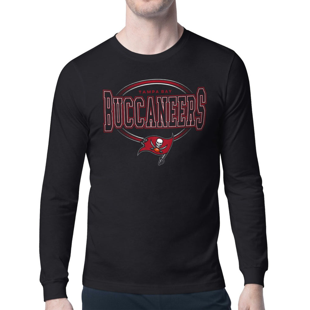 Tampa Bay Buccaneers Starter Team Track Graphic Long Sleeve T-Shirt - Black - NFL