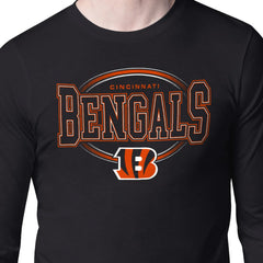 Cincinnati Bengals Starter Team Track Graphic Long Sleeve T-Shirt - Black - NFL