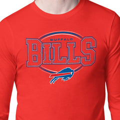 Buffalo Bills Starter Team Track Graphic Long Sleeve T-Shirt - Red - NFL