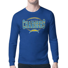Los Angeles Chargers Starter Team Track Graphic Long Sleeve T-Shirt - Royal - NFL