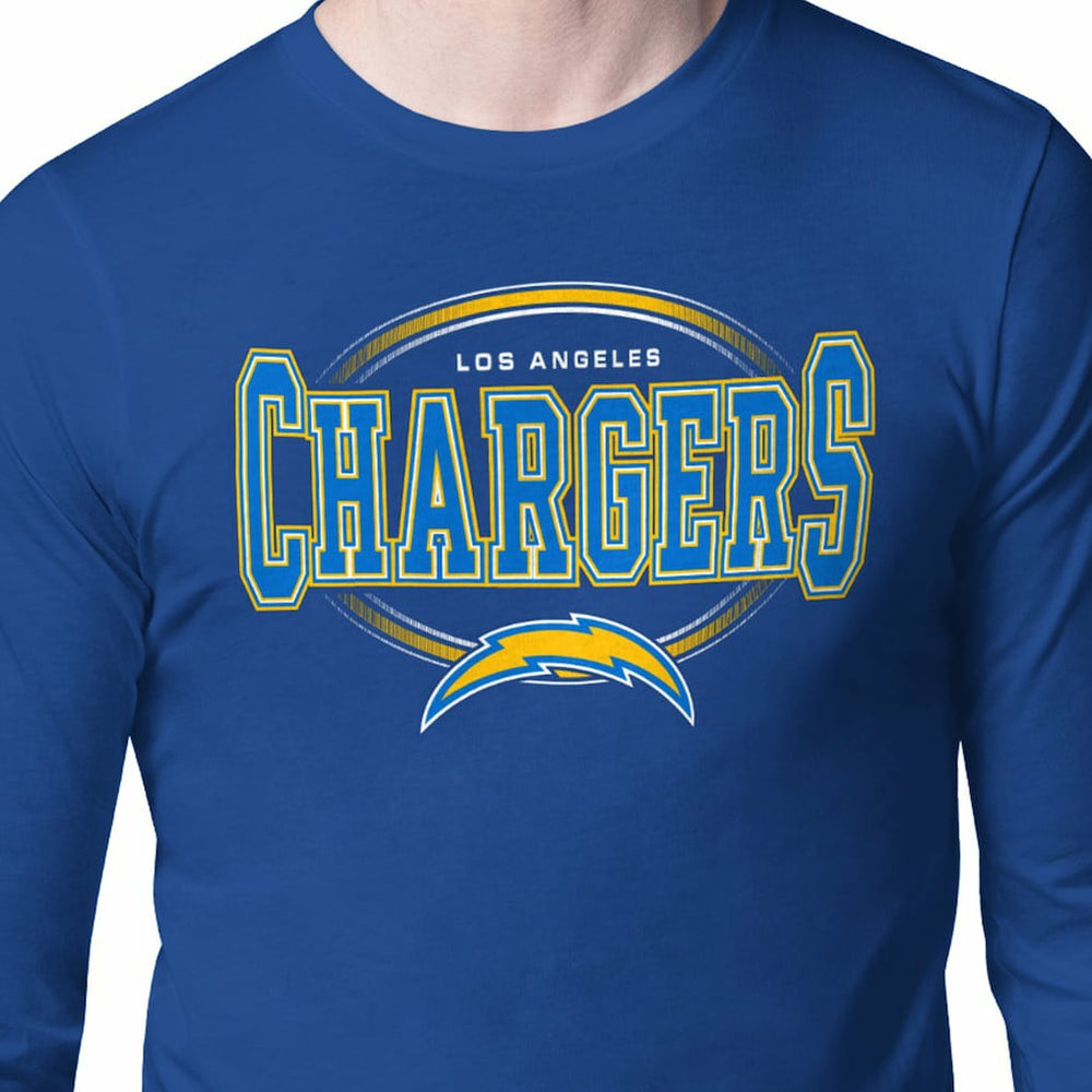Los Angeles Chargers Starter Team Track Graphic Long Sleeve T-Shirt - Royal - NFL
