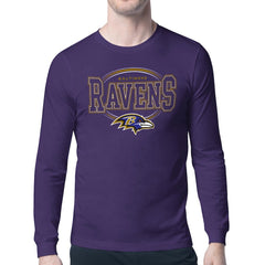 Baltimore Ravens Starter Team Track Graphic Long Sleeve T-Shirt - Purple - NFL