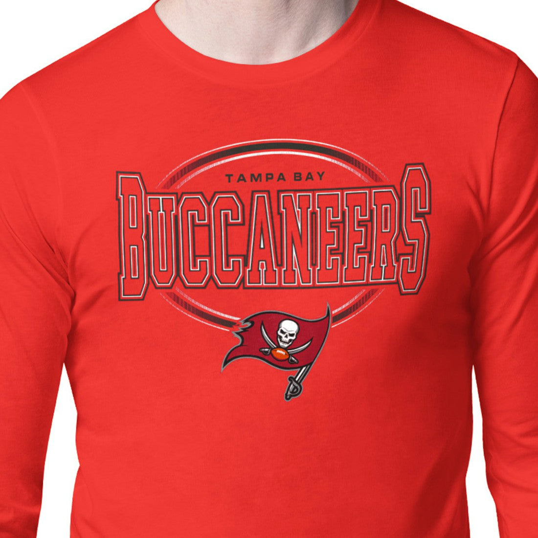 Tampa Bay Buccaneers Starter Team Track Graphic Long Sleeve T-Shirt - Red - NFL