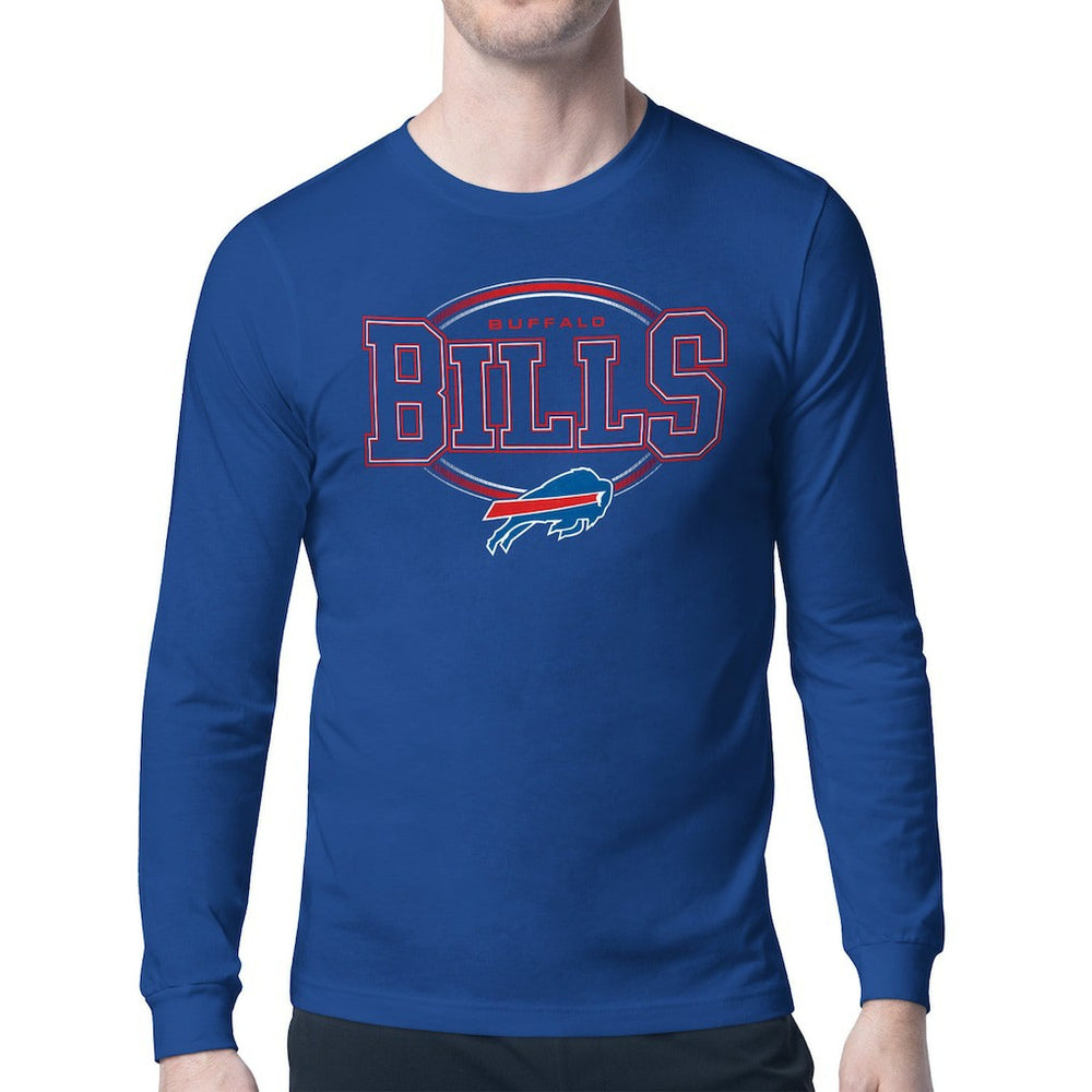 Buffalo Bills Starter Team Track Graphic Long Sleeve T-Shirt - Royal - NFL