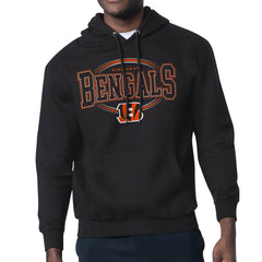 Cincinnati Bengals Starter Team Track Graphic Pullover Hoodie - Black - NFL