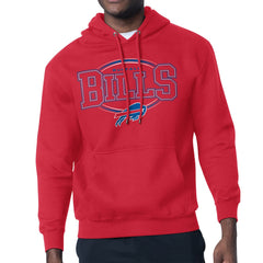 Buffalo Bills Starter Team Track Graphic Pullover Hoodie - Red - NFL