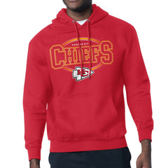 Kansas City Chiefs Starter Team Track Graphic Pullover Hoodie - Red - NFL