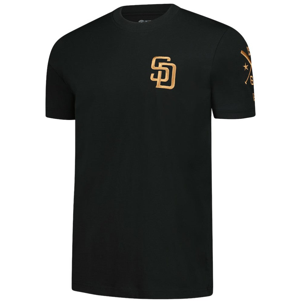 San Diego Padres New Era Bronze Logo with Cross Bats Established T-Shirt Near Me