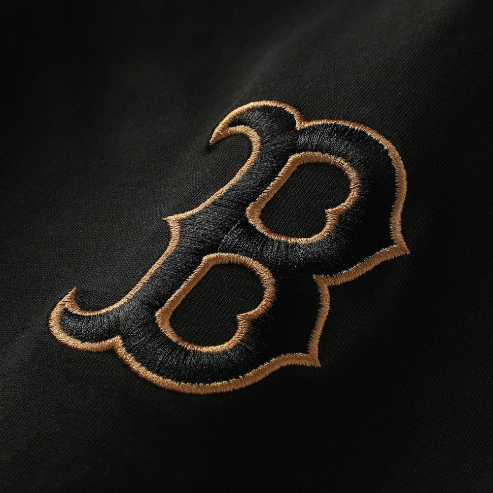 Boston Red Sox New Era Bronze Logo with Cross Bats Established T-Shirt Sale