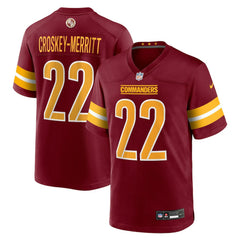 Jacory Croskey-Merritt Washington Commanders Team Game Jersey - Burgundy - Nike