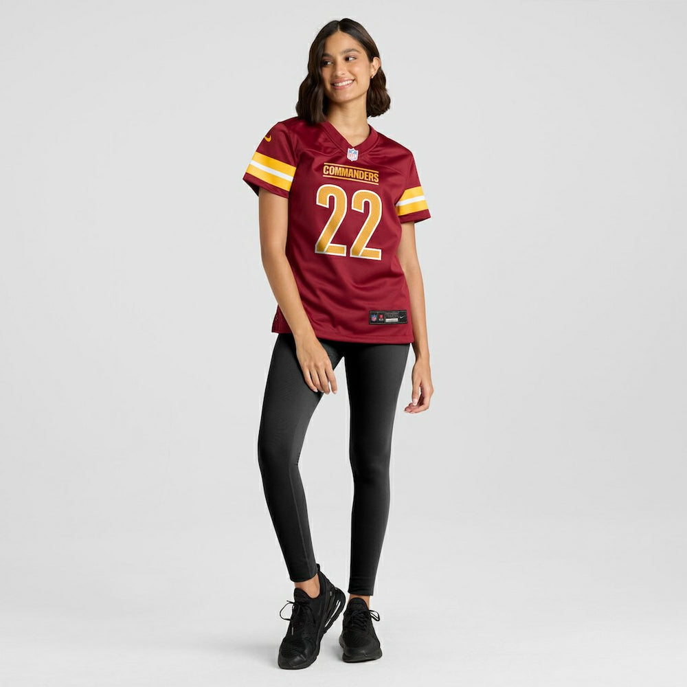 Jacory Croskey-Merritt Washington Commanders Women's Team Game Jersey - Burgundy - Nike