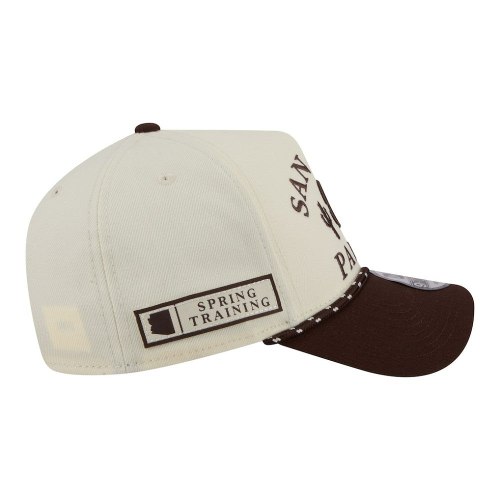 San Diego Padres New Era 2026 Spring Training Fan Pack Rope A-Frame 9FORTY Adjustable Hat for sale