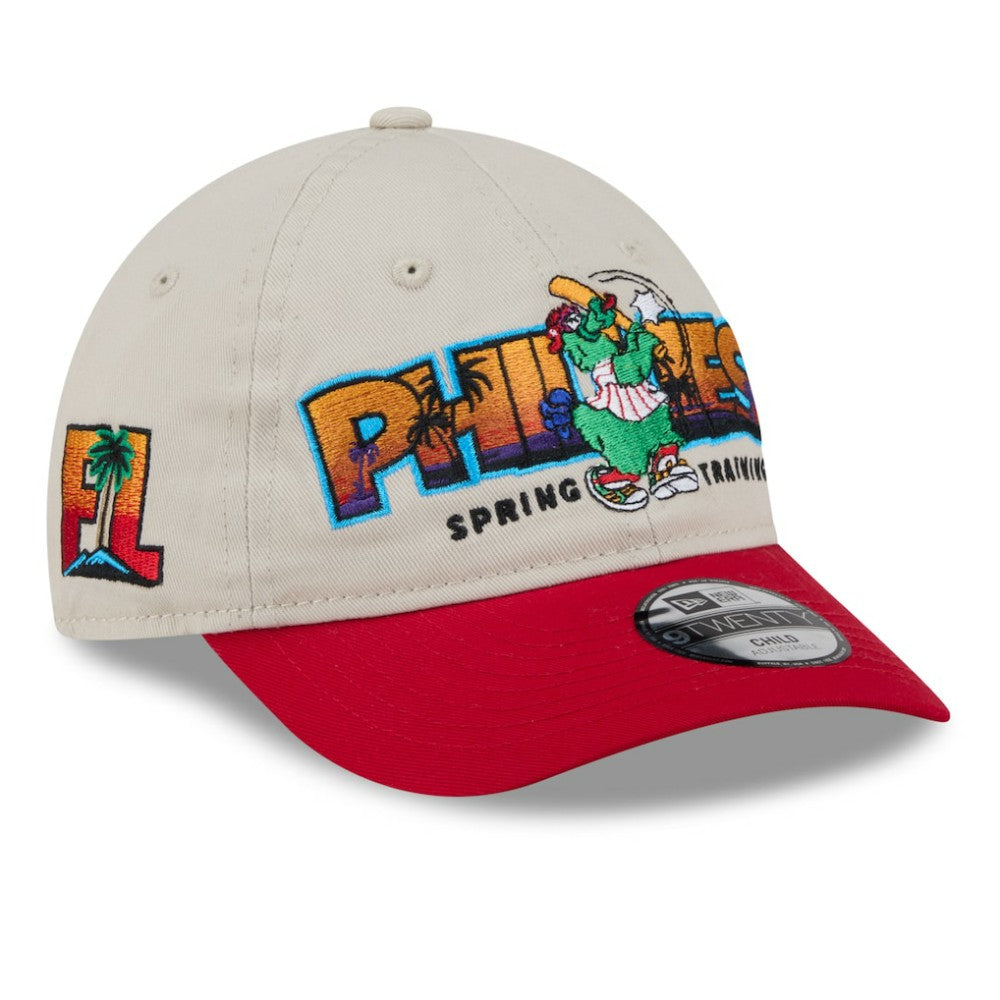 Philadelphia Phillies New Era Youth 2026 Spring Training Fan Pack Batter 9TWENTY Adjustable Hat Outlet