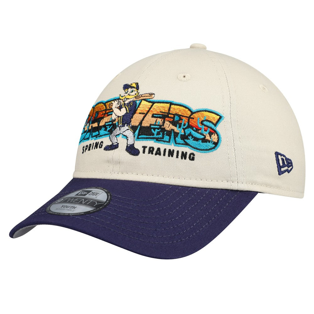 Milwaukee Brewers New Era Youth 2026 Spring Training Fan Pack Batter 9TWENTY Adjustable Hat Near Me