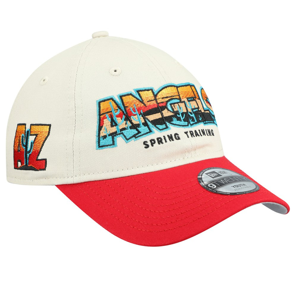 Los Angeles Angels New Era Youth 2026 Spring Training Fan Pack Batter 9TWENTY Adjustable Hat for sale