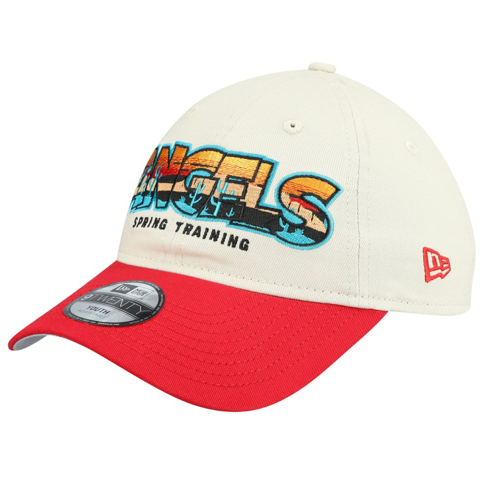 Los Angeles Angels New Era Youth 2026 Spring Training Fan Pack Batter 9TWENTY Adjustable Hat for sale
