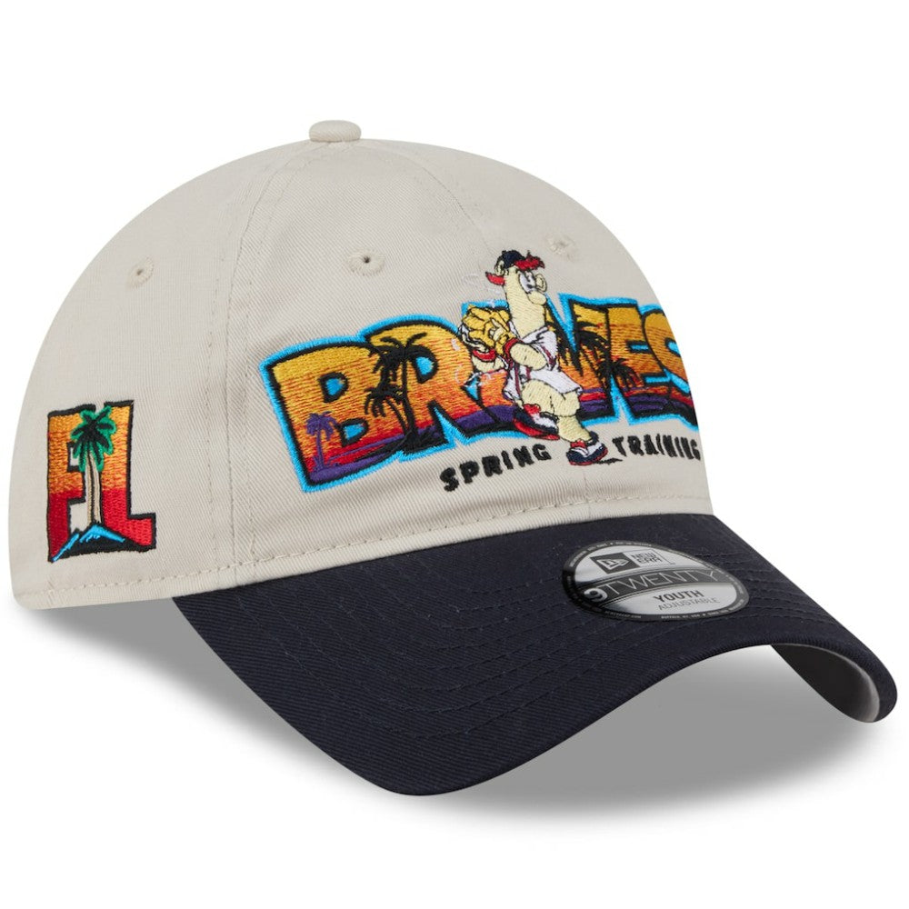 Atlanta Braves New Era Youth 2026 Spring Training Fan Pack Batter 9TWENTY Adjustable Hat Near Me