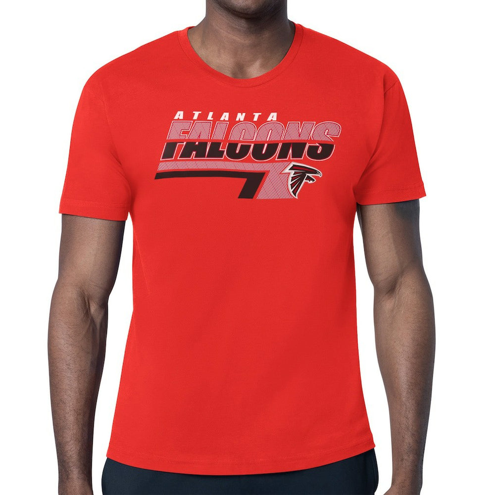 Atlanta Falcons Starter Logo Push Graphic T-Shirt - Red - NFL