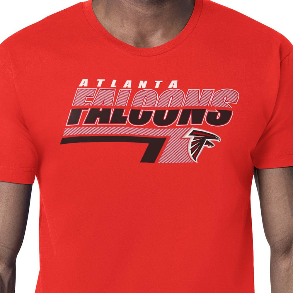 Atlanta Falcons Starter Logo Push Graphic T-Shirt - Red - NFL
