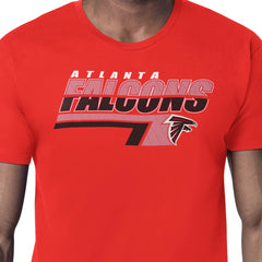 Atlanta Falcons Starter Logo Push Graphic T-Shirt - Red - NFL