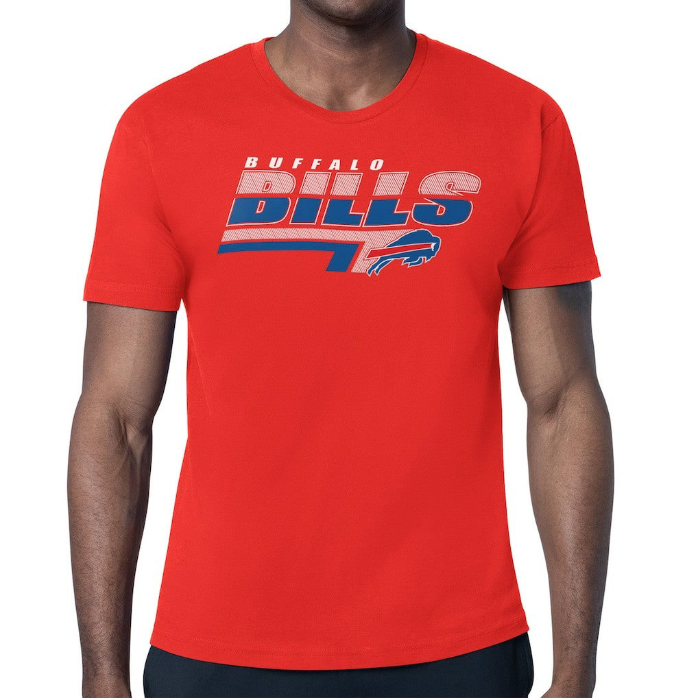Buffalo Bills Starter Logo Push Graphic T-Shirt - Red - NFL