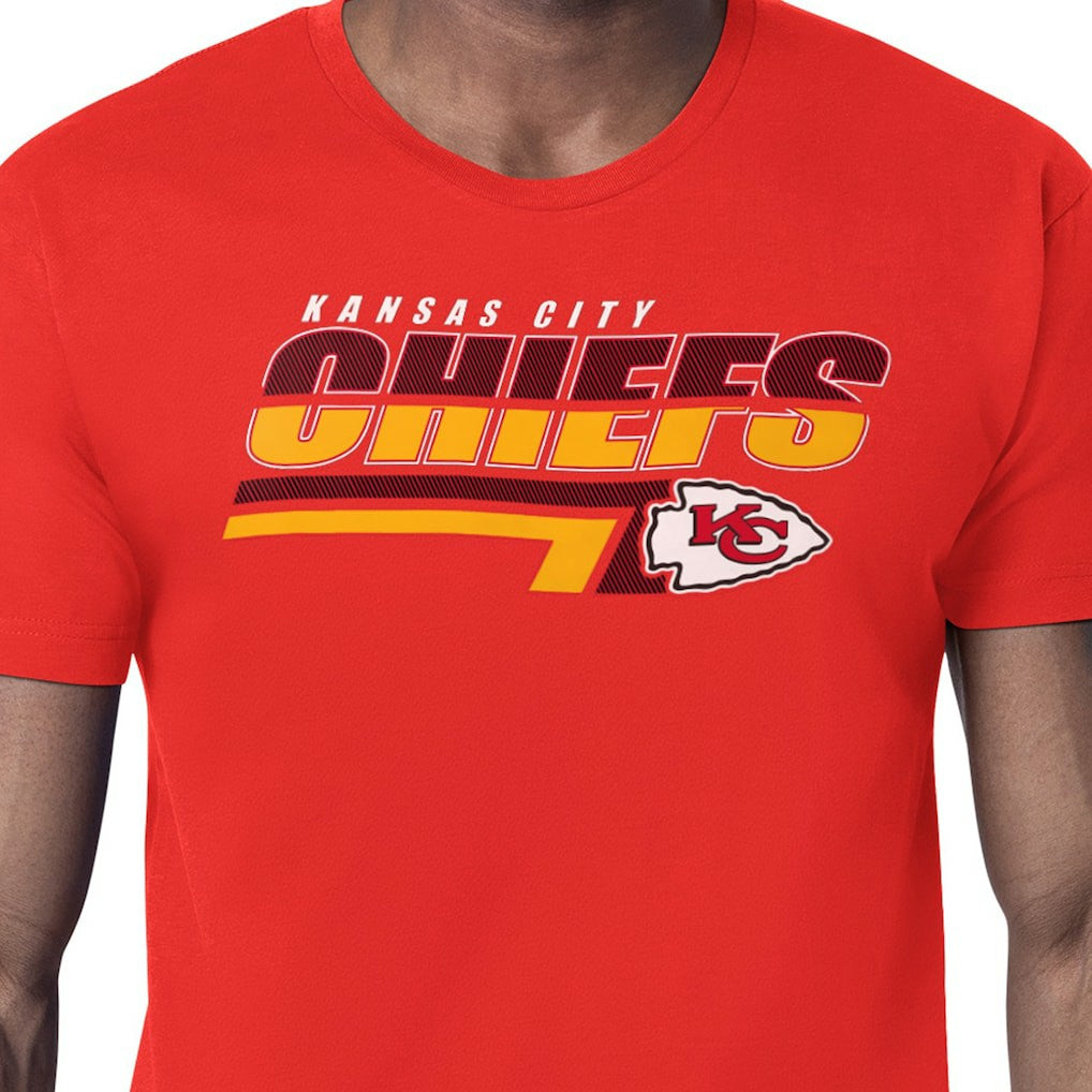 Kansas City Chiefs Starter Logo Push Graphic T-Shirt - Red - NFL