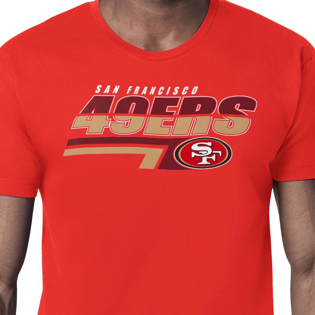 San Francisco 49ers Starter Logo Push Graphic T-Shirt - Scarlet - NFL