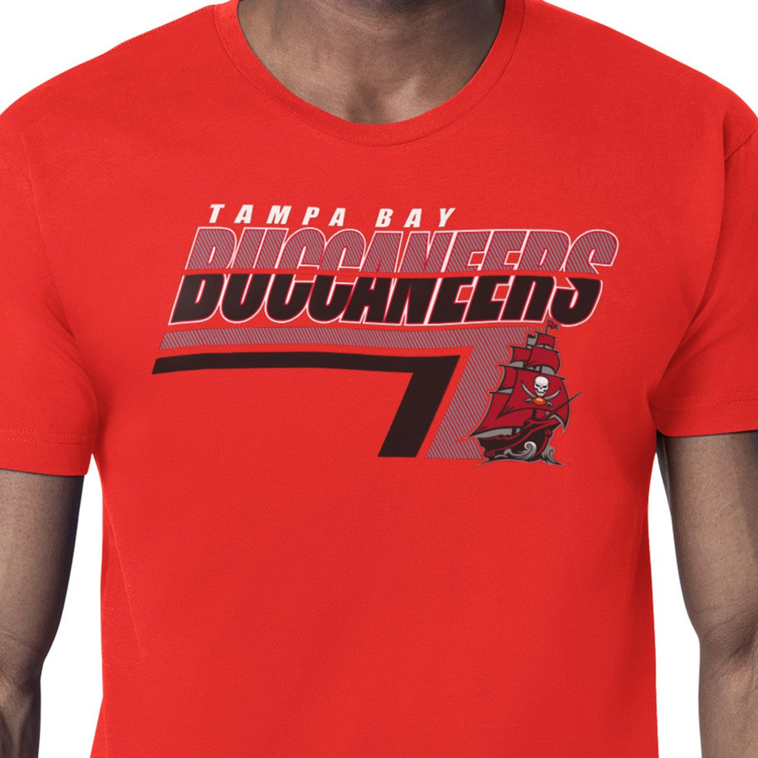 Tampa Bay Buccaneers Starter Logo Push Graphic T-Shirt - Red - NFL
