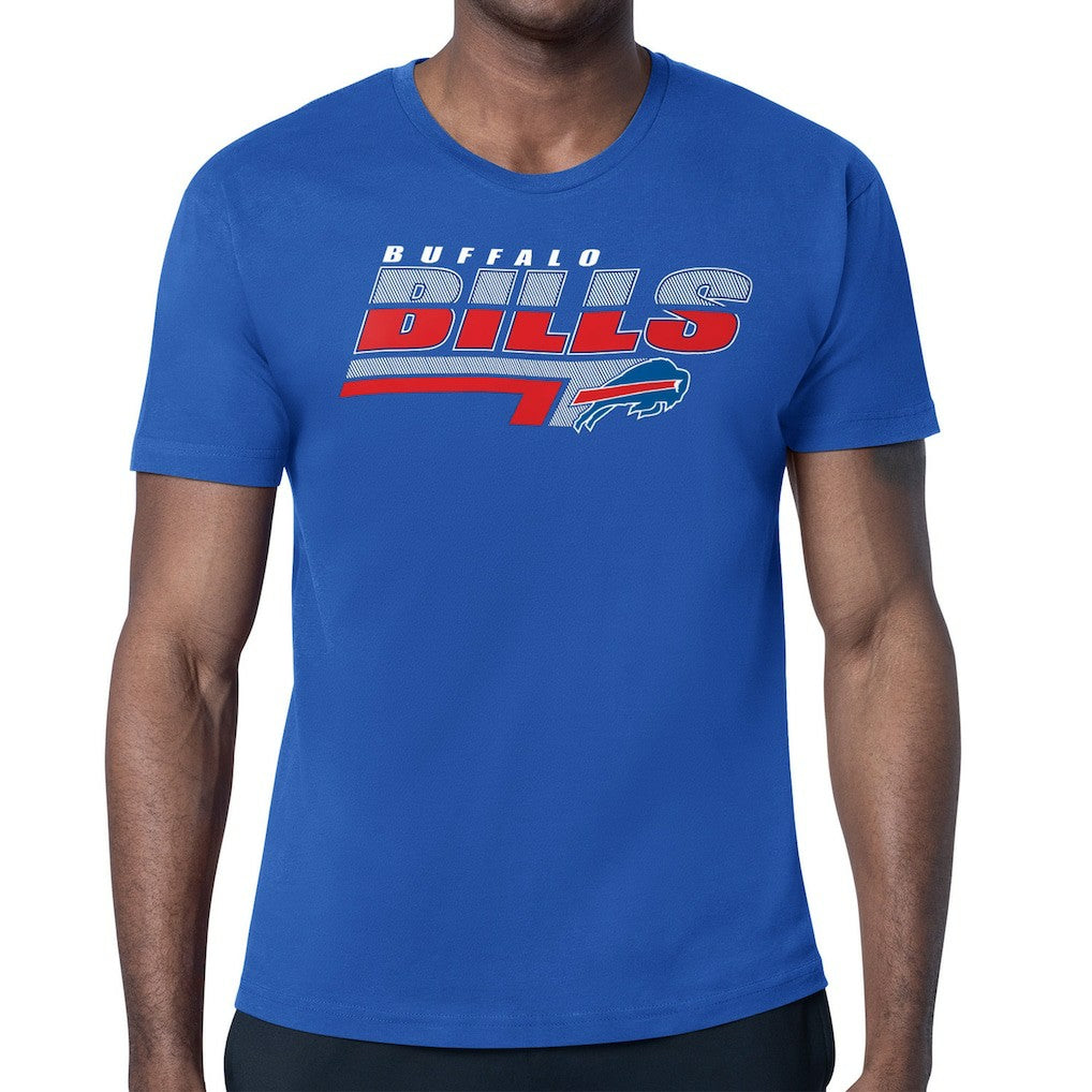 Buffalo Bills Starter Logo Push Graphic T-Shirt - Royal - NFL