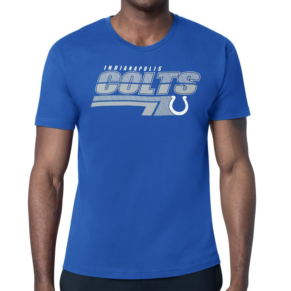 Indianapolis Colts Starter Logo Push Graphic T-Shirt - Royal - NFL