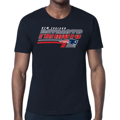 New England Patriots Starter Logo Push Graphic T-Shirt - Navy - NFL