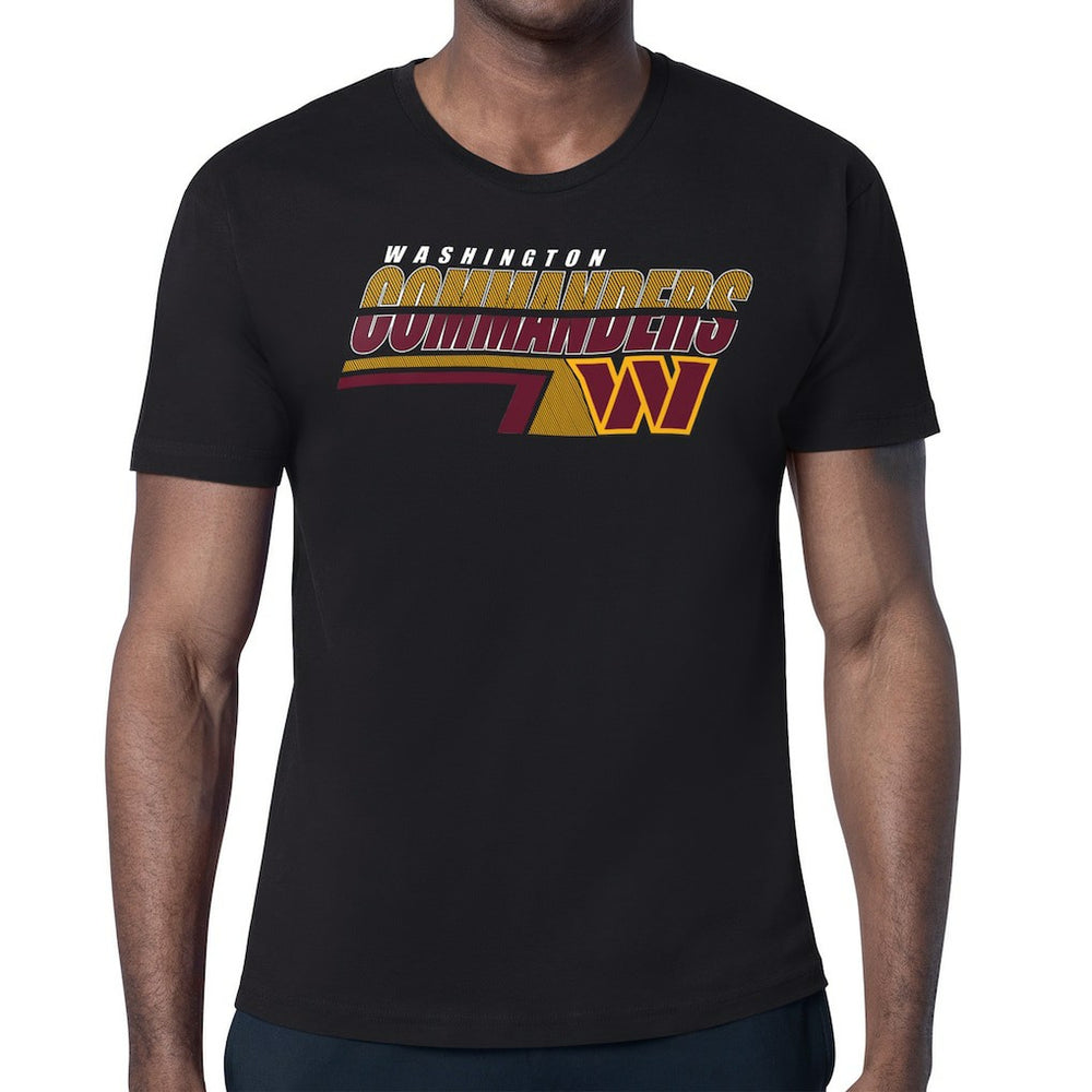 Washington Commanders Starter Logo Push Graphic T-Shirt - Black - NFL