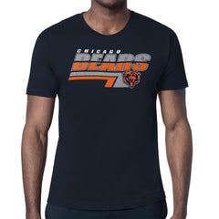 Chicago Bears Starter Logo Push Graphic T-Shirt - Navy - NFL