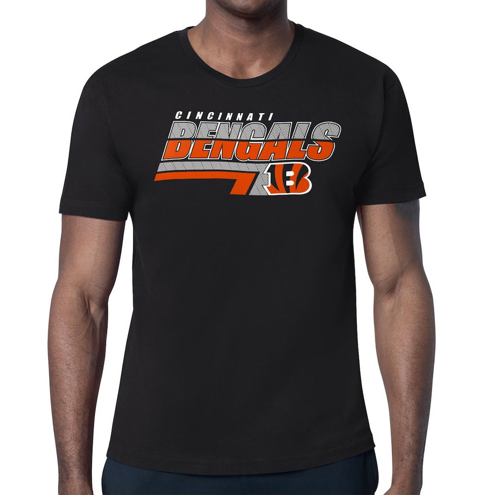 Cincinnati Bengals Starter Logo Push Graphic T-Shirt - Black - NFL