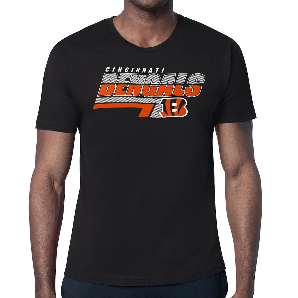Cincinnati Bengals Starter Logo Push Graphic T-Shirt - Black - NFL