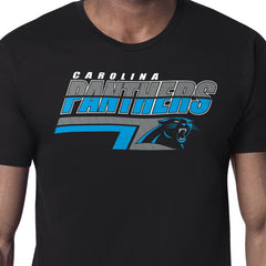 Carolina Panthers Starter Logo Push Graphic T-Shirt - Black - NFL