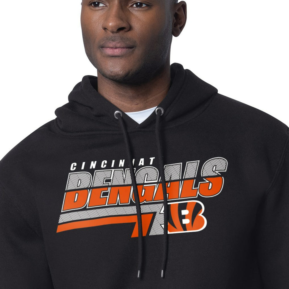 Cincinnati Bengals Starter Logo Push Graphic Hoodie - Black - NFL