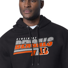 Cincinnati Bengals Starter Logo Push Graphic Hoodie - Black - NFL