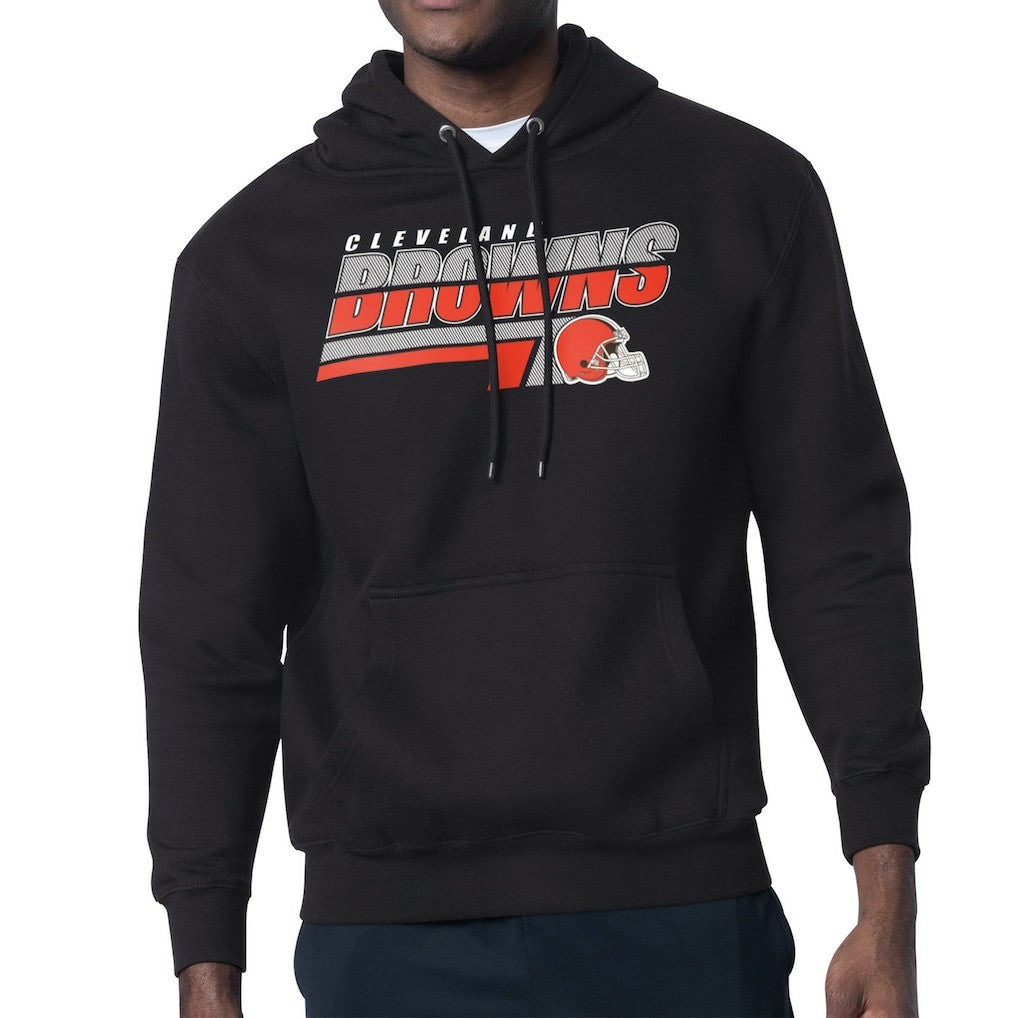 Cleveland Browns Starter Logo Push Graphic Hoodie - Black - NFL