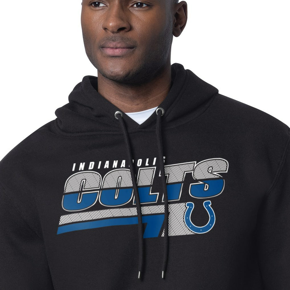 Indianapolis Colts Starter Logo Push Graphic Hoodie - Black - NFL