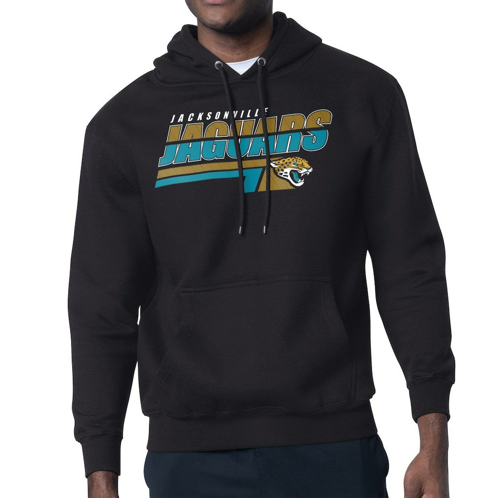 Jacksonville Jaguars Starter Logo Push Graphic Hoodie - Black - NFL